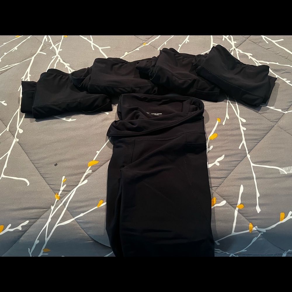 Black Old Navy Active Brand Leggings… I have 5 pairs but being sold individually
